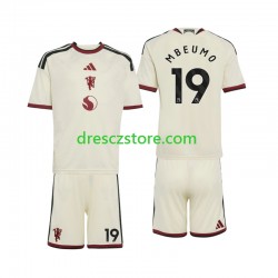 Manchester United Bryan Mbeumo 19 Alternativní Dres 2026-2027 Krátký rukáv Děti Fotbalové Dresy