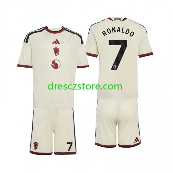 Manchester United Cristiano Ronaldo 7 Alternativní Dres 2026-2027 Krátký rukáv Děti Fotbalové Dresy