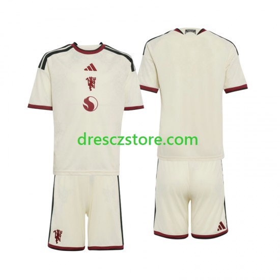 Manchester United Alternativní Dres 2026-2027 Krátký rukáv Děti Fotbalové Dresy