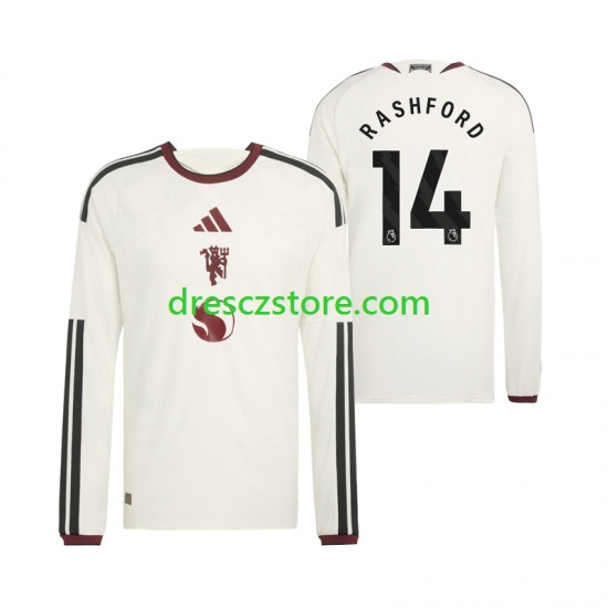 Manchester United Marcus Rashford 14 Alternativní Dres 2026-2027 Dlouhý rukáv Muže Fotbalové Dresy