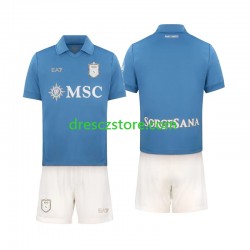 SSC Neapol Domácí Dres 2026-2027 Krátký rukáv Děti Fotbalové Dresy