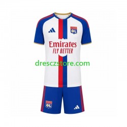 Olympique Lyonnais Venkovní Dres 2026-2027 Krátký rukáv Děti Fotbalové Dresy