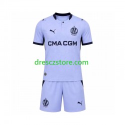 Olympique Marseille Alternativní Dres 2026-2027 Krátký rukáv Děti Fotbalové Dresy