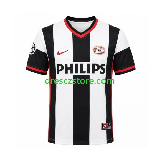 PSV Eindhoven Retro Venkovní Dres 1998 Krátký rukáv Muže Fotbalové Dresy