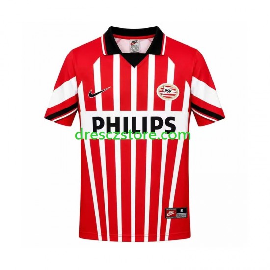 PSV Eindhoven 1997 Retro Domácí Dres Krátký rukáv Muže Fotbalové Dresy