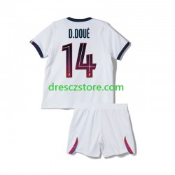 Paris Saint-Germain Desire Doue 14 Venkovní Dres 2026-2027 Krátký rukáv Děti Fotbalové Dresy