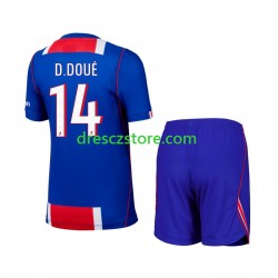 Paris Saint-Germain Desire Doue 14 Domácí Dres 2026-2027 Krátký rukáv Děti Fotbalové Dresy