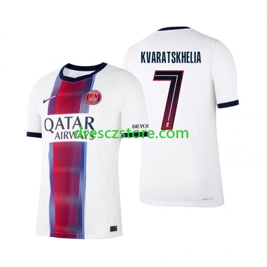 Paris Saint-Germain Khvicha Kvaratskhelia 7 Venkovní Dres 2026-2027 Krátký rukáv Muže Fotbalové Dresy