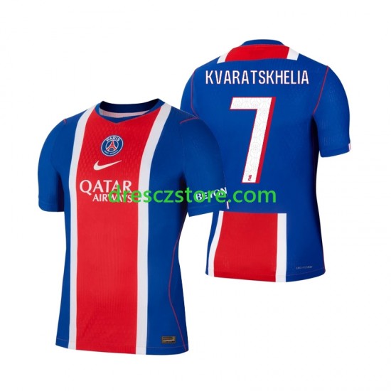 Paris Saint-Germain Khvicha Kvaratskhelia 7 Domácí Dres 2026-2027 Krátký rukáv Muže Fotbalové Dresy