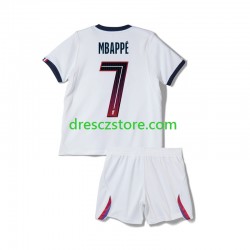 Paris Saint-Germain Mbappé Kylian 7 Venkovní Dres 2026-2027 Krátký rukáv Děti Fotbalové Dresy