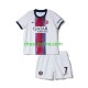 Paris Saint-Germain Mbappé Kylian 7 Venkovní Dres 2026-2027 Krátký rukáv Děti Fotbalové Dresy