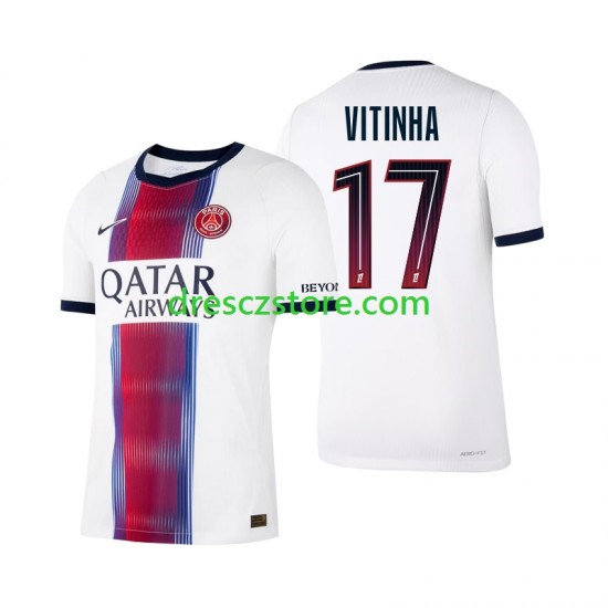 Paris Saint-Germain Vitinha 17 Venkovní Dres 2026-2027 Krátký rukáv Muže Fotbalové Dresy