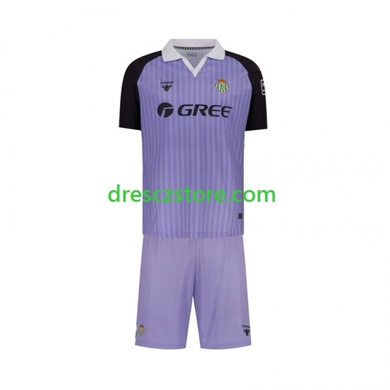 Real Betis Brankářské Retro Domácí Dres 2025-2026 Krátký rukáv Děti Fotbalové Dresy