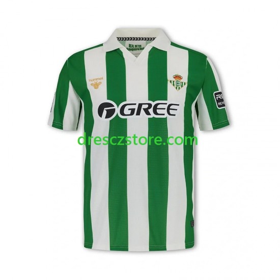 Real Betis Retro Domácí Dres 2025-2026 Krátký rukáv Muže Fotbalové Dresy