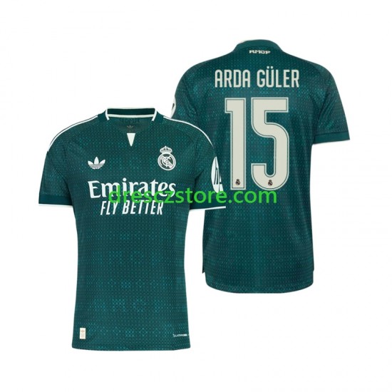 Real Madrid Arda Guler 15 Venkovní Dres 2026-2027 Krátký rukáv Muže Fotbalové Dresy