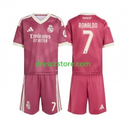 Real Madrid Cristiano Ronaldo 7 Alternativní Dres 2026-2027 Krátký rukáv Děti Fotbalové Dresy