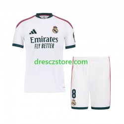 Real Madrid Federico Valverde 8 Domácí Dres 2026-2027 Krátký rukáv Děti Fotbalové Dresy