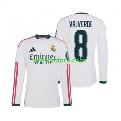 Real Madrid Federico Valverde 8 Domácí Dres 2026-2027 Dlouhý rukáv Muže Fotbalové Dresy