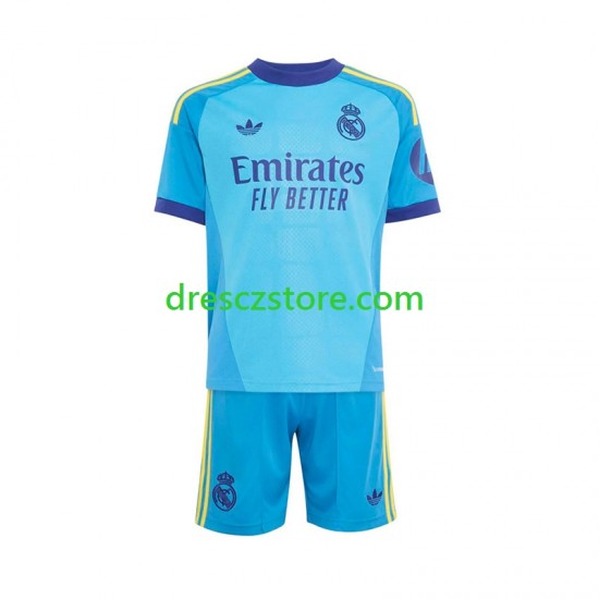 Real Madrid Brankářské Venkovní Dres 2026-2027 Krátký rukáv Děti Fotbalové Dresy