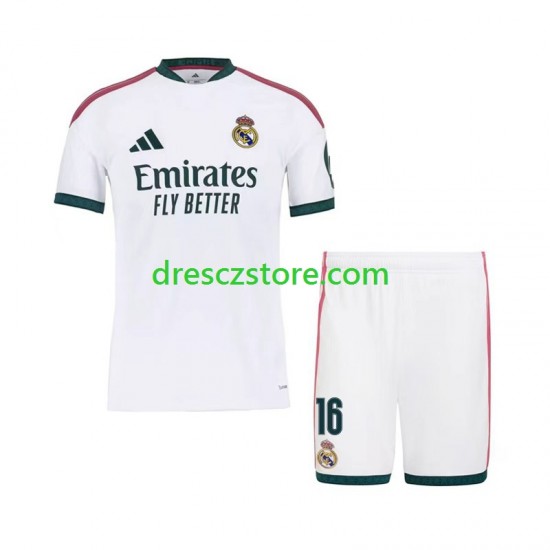 Real Madrid Ibrahima Konate 16 Domácí Dres 2026-2027 Krátký rukáv Děti Fotbalové Dresy