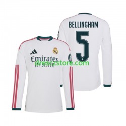 Real Madrid Jude Bellingham 5 Domácí Dres 2026-2027 Dlouhý rukáv Muže Fotbalové Dresy