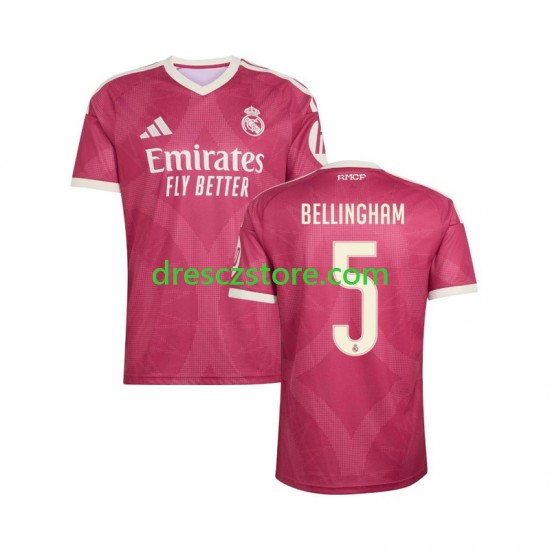 Real Madrid Jude Bellingham 5 Alternativní Dres 2026-2027 Krátký rukáv Muže Fotbalové Dresy