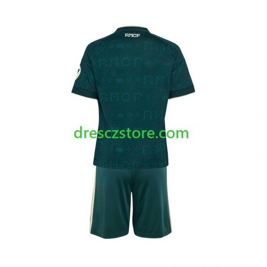 Real Madrid Venkovní Dres 2026-2027 Krátký rukáv Děti Fotbalové Dresy