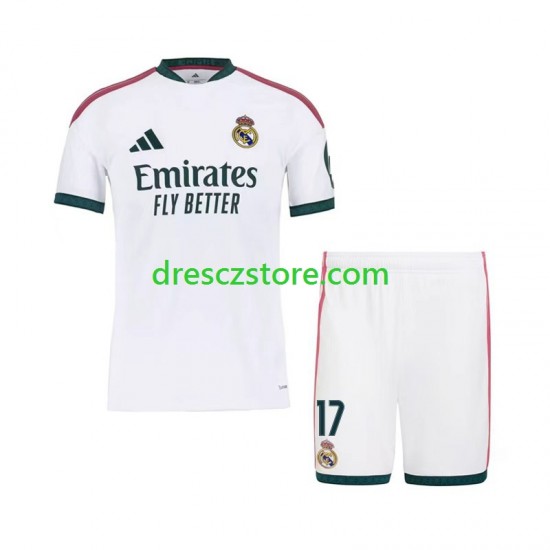 Real Madrid Marc Cucurella 17 Domácí Dres 2026-2027 Krátký rukáv Děti Fotbalové Dresy