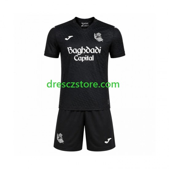 Real Sociedad Venkovní Dres 2026-2027 Krátký rukáv Děti Fotbalové Dresy