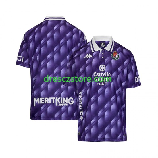 Real Valladolid Retro Domácí Dres 2025-2026 Krátký rukáv Muže Fotbalové Dresy