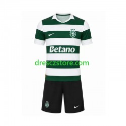 Sporting CP Domácí Dres 2026-2027 Krátký rukáv Děti Fotbalové Dresy