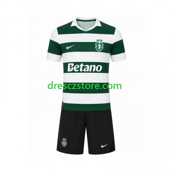 Sporting CP Domácí Dres 2026-2027 Krátký rukáv Děti Fotbalové Dresy
