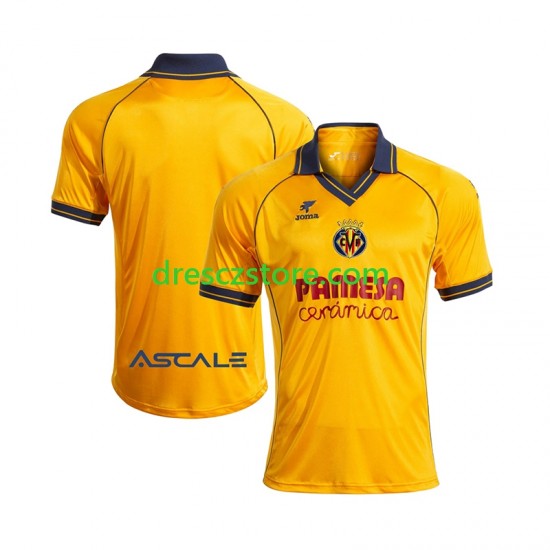 Villarreal CF Retro Domácí Dres 2025-2026 Krátký rukáv Muže Fotbalové Dresy