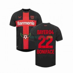 Bayer 04 Leverkusen Victor Boniface 22 Domácí Dres 2023-2024 Krátký rukáv Muže Fotbalové Dresy