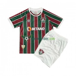 Fluminense Marcelo 12 Domácí Dres 2023-2024 Krátký rukáv Děti Fotbalové Dresy