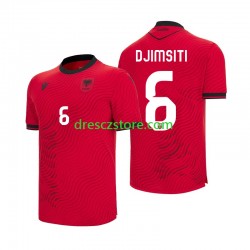Albánie Berat Djimsiti 6 Domácí Dres MS ve fotbale 2026 Krátký rukáv Muže Fotbalové Dresy