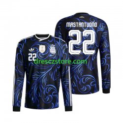 Argentina Franco Mastantuono 22 Venkovní Dres MS ve fotbale 2026 Dlouhý rukáv Muže Fotbalové Dresy