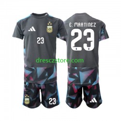 Argentina Emiliano Martinez 23 Brankářské Domácí Dres MS ve fotbale 2026 Krátký rukáv Děti Fotbalové Dresy