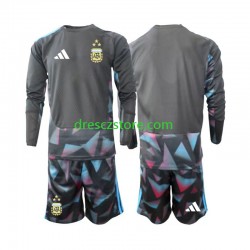 Argentina Brankářské Domácí Dres MS ve fotbale 2026 Dlouhý rukáv Děti Fotbalové Dresy