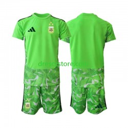 Argentina Brankářské Alternativní Dres MS ve fotbale 2026 Krátký rukáv Děti Fotbalové Dresy