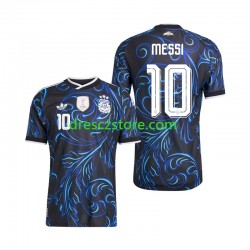 Argentina Lionel Messi 10 Venkovní Dres MS ve fotbale 2026 Krátký rukáv Muže Fotbalové Dresy