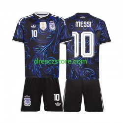 Argentina Lionel Messi 10 Venkovní Dres MS ve fotbale 2026 Krátký rukáv Děti Fotbalové Dresy