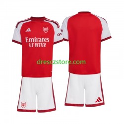 Arsenal Domácí Dres 2026-2027 Krátký rukáv Děti Fotbalové Dresy