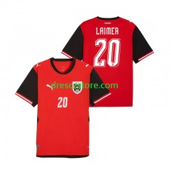 Rakousko Konrad Laimer 20 Domácí Dres MS ve fotbale 2026 Krátký rukáv Muže Fotbalové Dresy