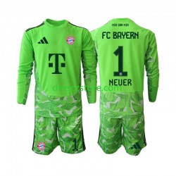 FC Bayern Mnichov Manuel Neuer 1 Brankářské Domácí Dres 2026-2027 Dlouhý rukáv Děti Fotbalové Dresy