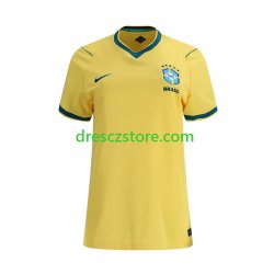 Brazílie Domácí Dres MS ve fotbale 2026 Krátký rukáv Ženy Fotbalové Dresy