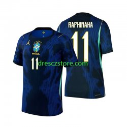 Brazílie Raphinha 11 Venkovní Dres MS ve fotbale 2026 Krátký rukáv Muže Fotbalové Dresy