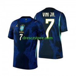 Brazílie Vinicius Junior 7 Venkovní Dres MS ve fotbale 2026 Krátký rukáv Muže Fotbalové Dresy