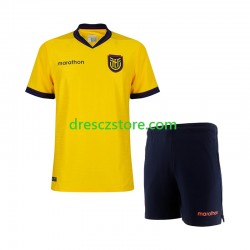 Ekvádor Domácí Dres MS ve fotbale 2026 Krátký rukáv Děti Fotbalové Dresy
