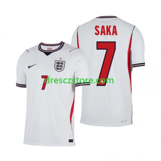 Anglie Bukayo Saka 7 Domácí Dres MS ve fotbale 2026 Krátký rukáv Muže Fotbalové Dresy